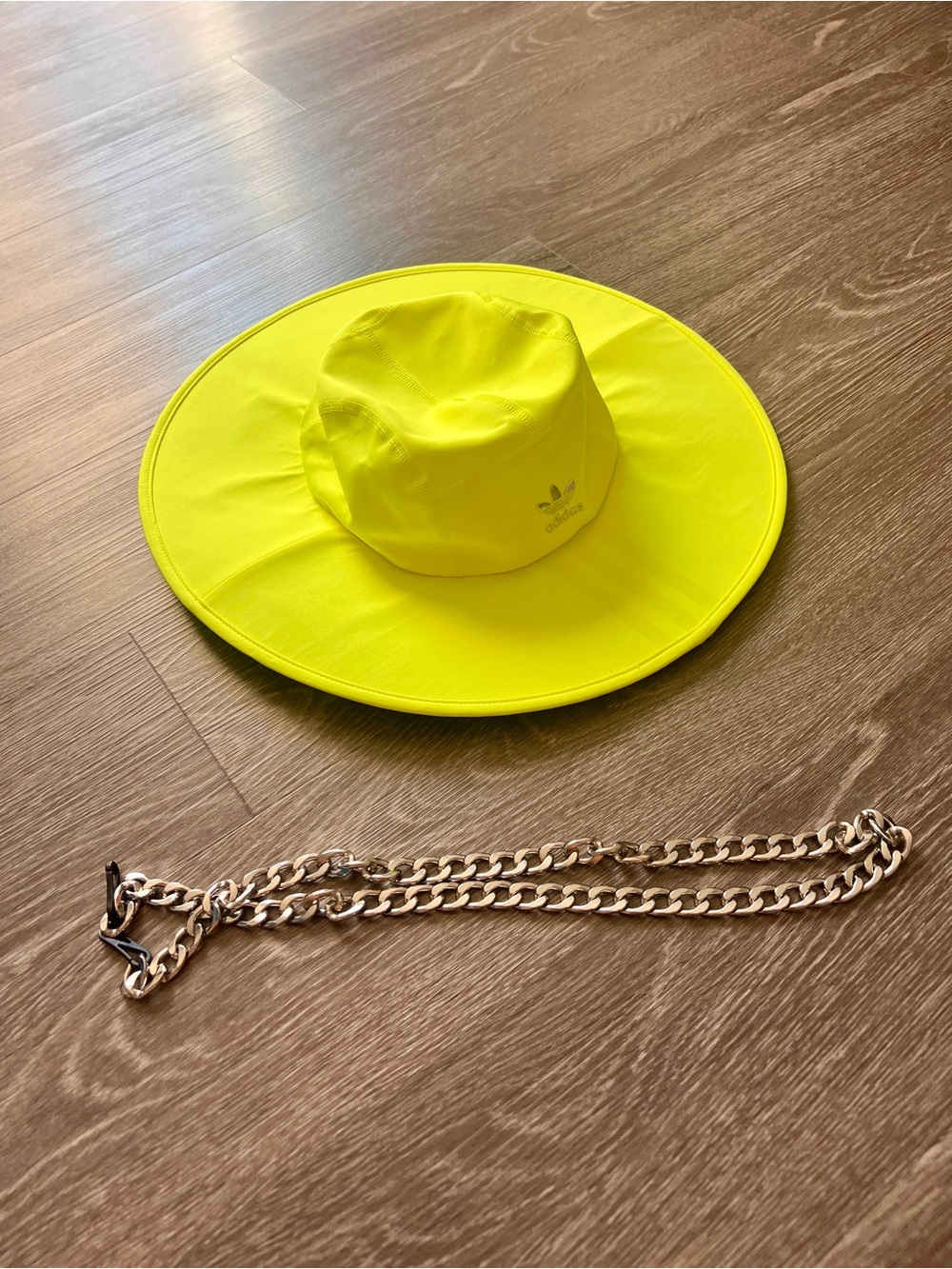 IVY PARK x Adidas Neon Yellow Wide Brim Hat - Picture 8 of 10